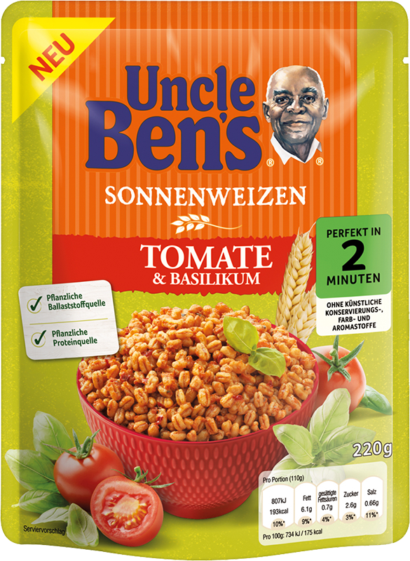 Uncle Ben's - Sonnenweizen Tomate & Basilikum