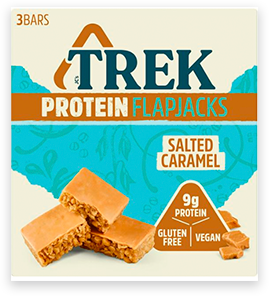 TREK, Salted Caramel Protein Flapjack